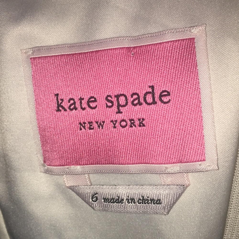 Kate Spade Lace Shift Cream and Black Dress - Size 6 - Picture 11 of 14